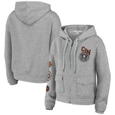 Cincinnati Bengals WEAR by Erin Andrews Women's Full-Zip Hoodie - Heather Gray sale