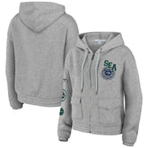 Seattle Seahawks WEAR by Erin Andrews Women's Full-Zip Hoodie - Heather Gray outlet
