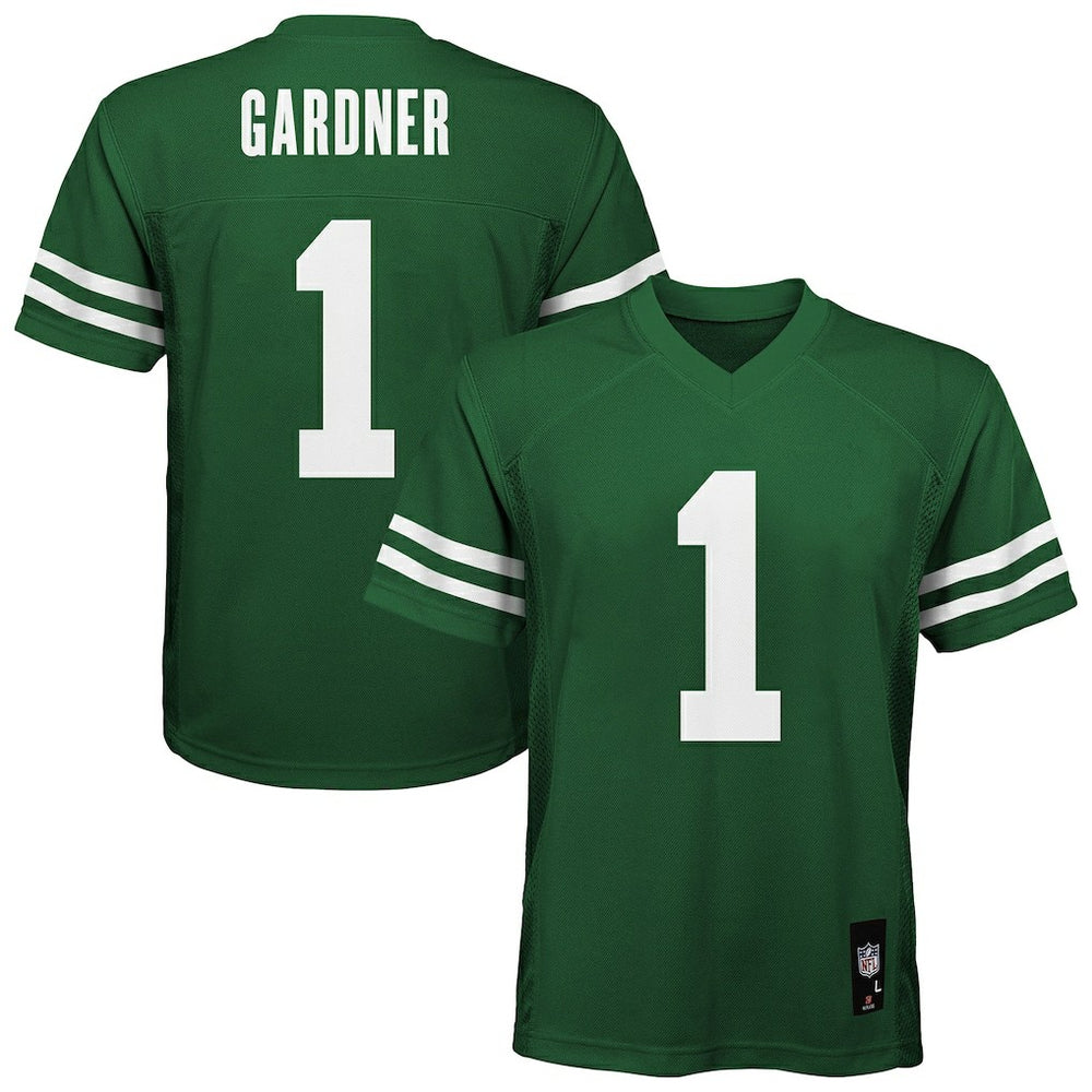 Ahmad Sauce Gardner New York Jets Youth Replica Player Jersey - Green online