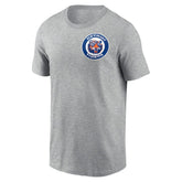 Detroit Tigers Cooperstown Collection Large Logo 2-Hit T-Shirt Heather Gray