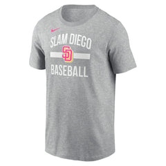 San Diego Padres City Connect Arched Team Phrase T-Shirt Heather Gray