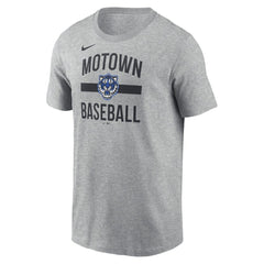 Detroit Tigers City Connect Arched Team Phrase T-Shirt Heather Gray