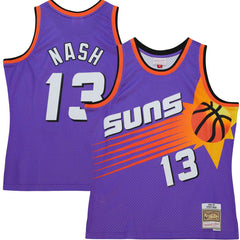 Steve Nash Phoenix Suns Hardwood Classics 1996/97 Tropical Swingman Jersey - Purple online