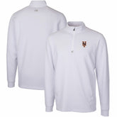 New York Mets Cutter & Buck Traverse Stretch Quarter-Zip Pullover Top White