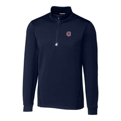 Chicago Cubs Cutter & Buck Traverse Stretch Quarter-Zip Pullover Top Navy