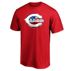Cincinnati Reds Banner Wave T-Shirt Red