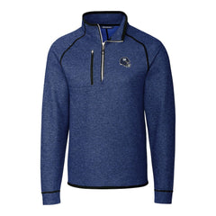 New York Giants Cutter & Buck Helmet Mainsail Sweater-Knit Half-Zip Pullover Jacket - Blue cheap