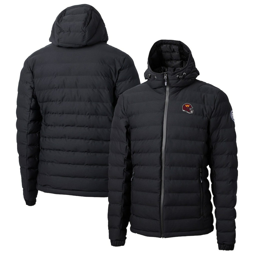 Washington Commanders Cutter & Buck Helmet Mission Ridge Repreve Eco Insulated Puffer Full-Zip Jacket - Black online