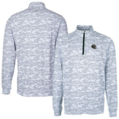 Baltimore Ravens Cutter & Buck Helmet Traverse Camo Print Stretch Quarter-Zip Pullover Top - Charcoal sale