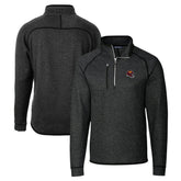 Washington Commanders Cutter & Buck Helmet Mainsail Sweater-Knit Half-Zip Pullover Jacket - Charcoal for sale