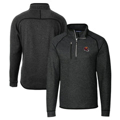Washington Commanders Cutter & Buck Helmet Mainsail Sweater-Knit Half-Zip Pullover Jacket - Charcoal for sale