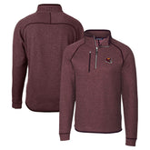 Washington Commanders Cutter & Buck Helmet Mainsail Sweater-Knit Half-Zip Pullover Jacket - Burgundy cheap