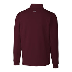 Washington Commanders Cutter & Buck Helmet Traverse Stretch Quarter-Zip Pullover Top - Burgundy cheap