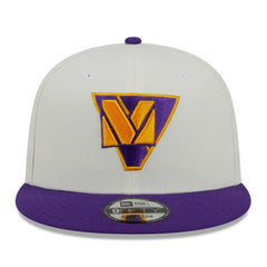 Minnesota Vikings New Era City Originals 9FIFTY Snapback Hat - Cream/Purple for sale
