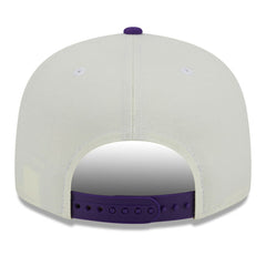 Minnesota Vikings New Era City Originals 9FIFTY Snapback Hat - Cream/Purple for sale