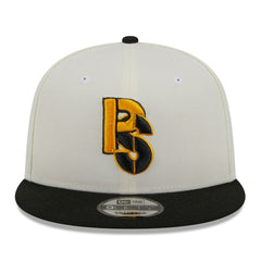Pittsburgh Steelers New Era City Originals 9FIFTY Snapback Hat - Cream/Black on sale