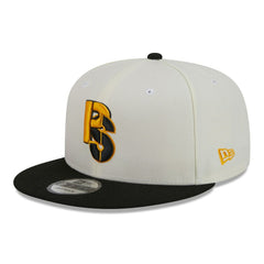 Pittsburgh Steelers New Era City Originals 9FIFTY Snapback Hat - Cream/Black on sale