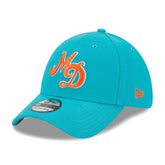 Miami Dolphins New Era City Originals 39THIRTY Flex Hat - Aqua on sale