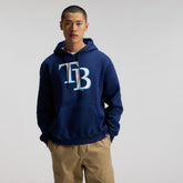 Tampa Bay Rays Primary Logo Legacy Hoodie Navy