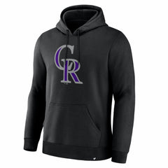 Colorado Rockies Primary Logo Legacy Hoodie Black