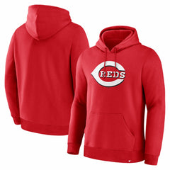 Cincinnati Reds Primary Logo Legacy Hoodie Red