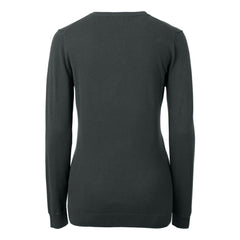 New Orleans Saints Cutter & Buck Women's Helmet Logo Lakemont Tri-Blend V-Neck Pullover Sweater - Charcoal outlet