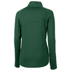 Green Bay Packers Cutter & Buck Women's Helmet Logo Adapt Eco Knit Stretch Recycled Half-Zip Pullover Top - Green on sale