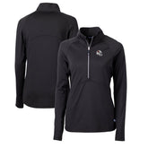 Arizona Cardinals Cutter & Buck Women's Helmet Logo Adapt Eco Knit Stretch Recycled Half-Zip Pullover Top - Black discount