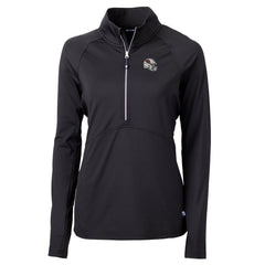 Arizona Cardinals Cutter & Buck Women's Helmet Logo Adapt Eco Knit Stretch Recycled Half-Zip Pullover Top - Black discount