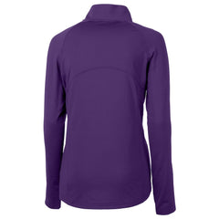 Baltimore Ravens Cutter & Buck Women's Helmet Logo Adapt Eco Knit Stretch Recycled Half-Zip Pullover Top - Purple outlet