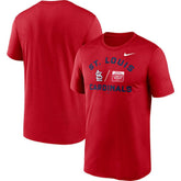 St. Louis Cardinals 2023 MLB World Tour: London Series Legend Performance T-Shirt Red