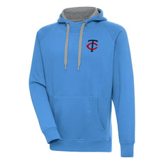 Minnesota Twins Antigua Victory Pullover Hoodie Light Blue