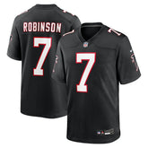 Bijan Robinson Atlanta Falcons Throwback Game Jersey - Black sale