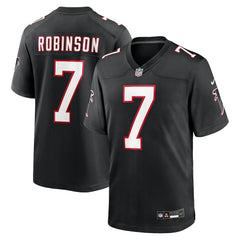 Bijan Robinson Atlanta Falcons Throwback Game Jersey - Black sale