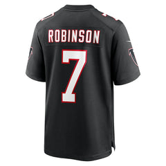 Bijan Robinson Atlanta Falcons Throwback Game Jersey - Black sale