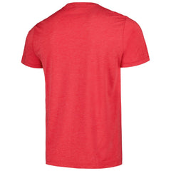 Cincinnati Reds Homage Doodle Collection Wire to Wire Tri-Blend T-Shirt Red