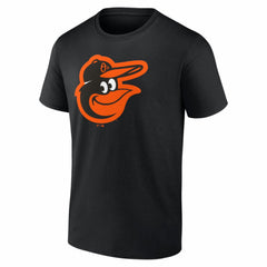 Baltimore Orioles Logo Athletic Official Logo T-Shirt Black