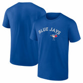 Toronto Blue Jays Logo Athletic Wordmark T-Shirt Royal