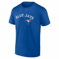 Toronto Blue Jays Logo Athletic Wordmark T-Shirt Royal