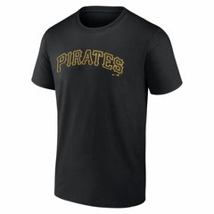 Pittsburgh Pirates Logo Athletic Wordmark T-Shirt Black