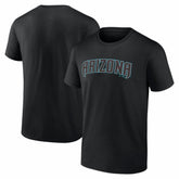 Arizona Diamondbacks Logo Athletic Wordmark T-Shirt Black