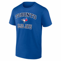 Toronto Blue Jays Logo Athletic Heart and Soul T-Shirt Royal