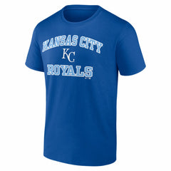 Kansas City Royals Logo Athletic Heart and Soul T-Shirt Royal