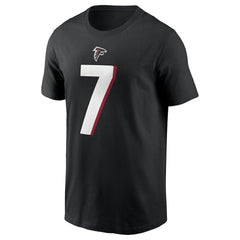 Bijan Robinson Atlanta Falcons Player Name & Number T-Shirt - Black online