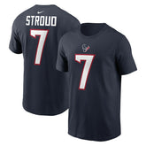 C.J. Stroud Houston Texans Player Name & Number T-Shirt - Navy cheap