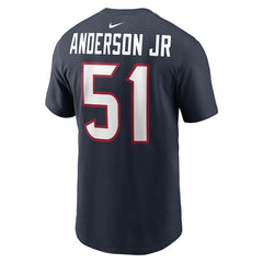 Will Anderson Jr. Houston Texans Player Name & Number T-Shirt - Navy on sale