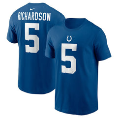 Anthony Richardson Indianapolis Colts Player Name & Number T-Shirt - Royal for sale