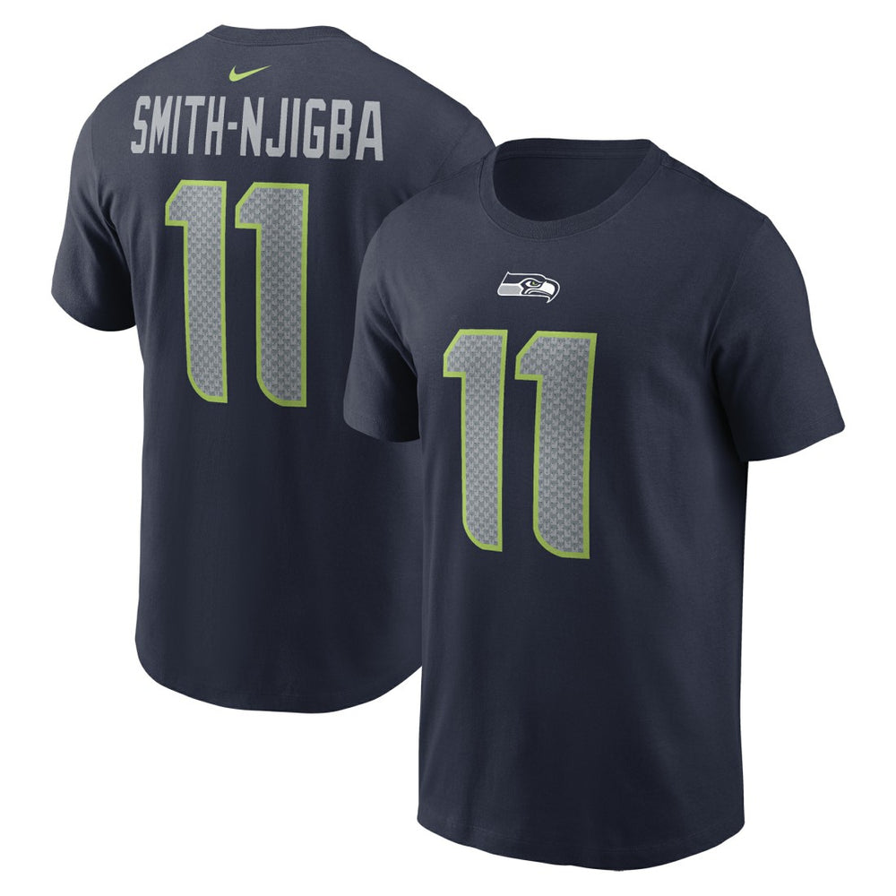 Jaxon Smith-Njigba Seattle Seahawks Player Name & Number T-Shirt - Navy discount