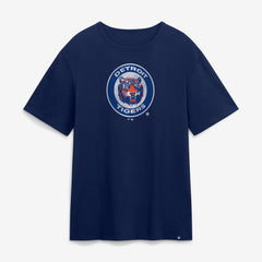 Detroit Tigers Vintage Logo Legacy T-Shirt Navy