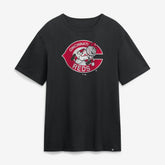 Cincinnati Reds Vintage Logo Legacy T-Shirt Black